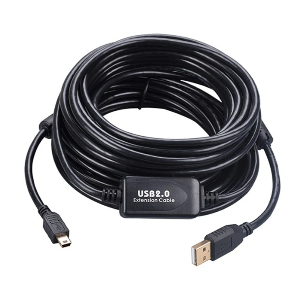 1,5 М 2 М 3 М 5 М 10 М 20 М 5-контактный кабель Mini USB для быстрой зарядки и передачи данных для цифровой камеры, сетевой карты MP3 MP4 Изображение 2