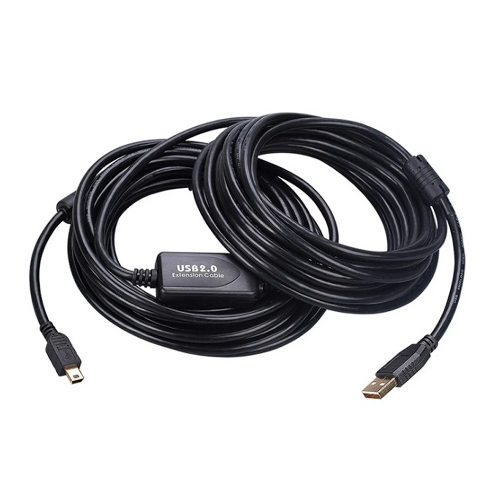 1,5 М 2 М 3 М 5 М 10 М 20 М 5-контактный кабель Mini USB для быстрой зарядки и передачи данных для цифровой камеры, сетевой карты MP3 MP4 Изображение 5
