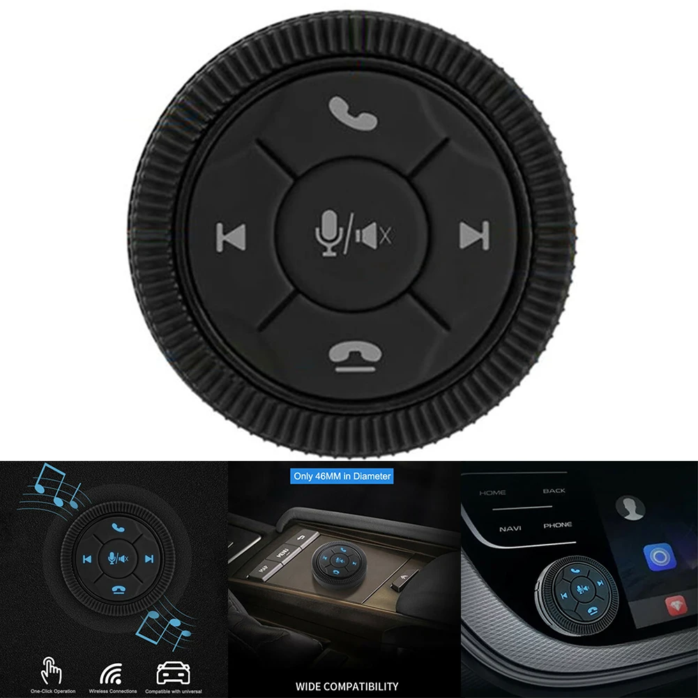 10 клавиш Беспроводная кнопка управления рулевым колесом автомобиля для автомобильного радио GPS DVD Кнопка дистанционного управления мультимедийным навигационным головным устройством Изображение 0