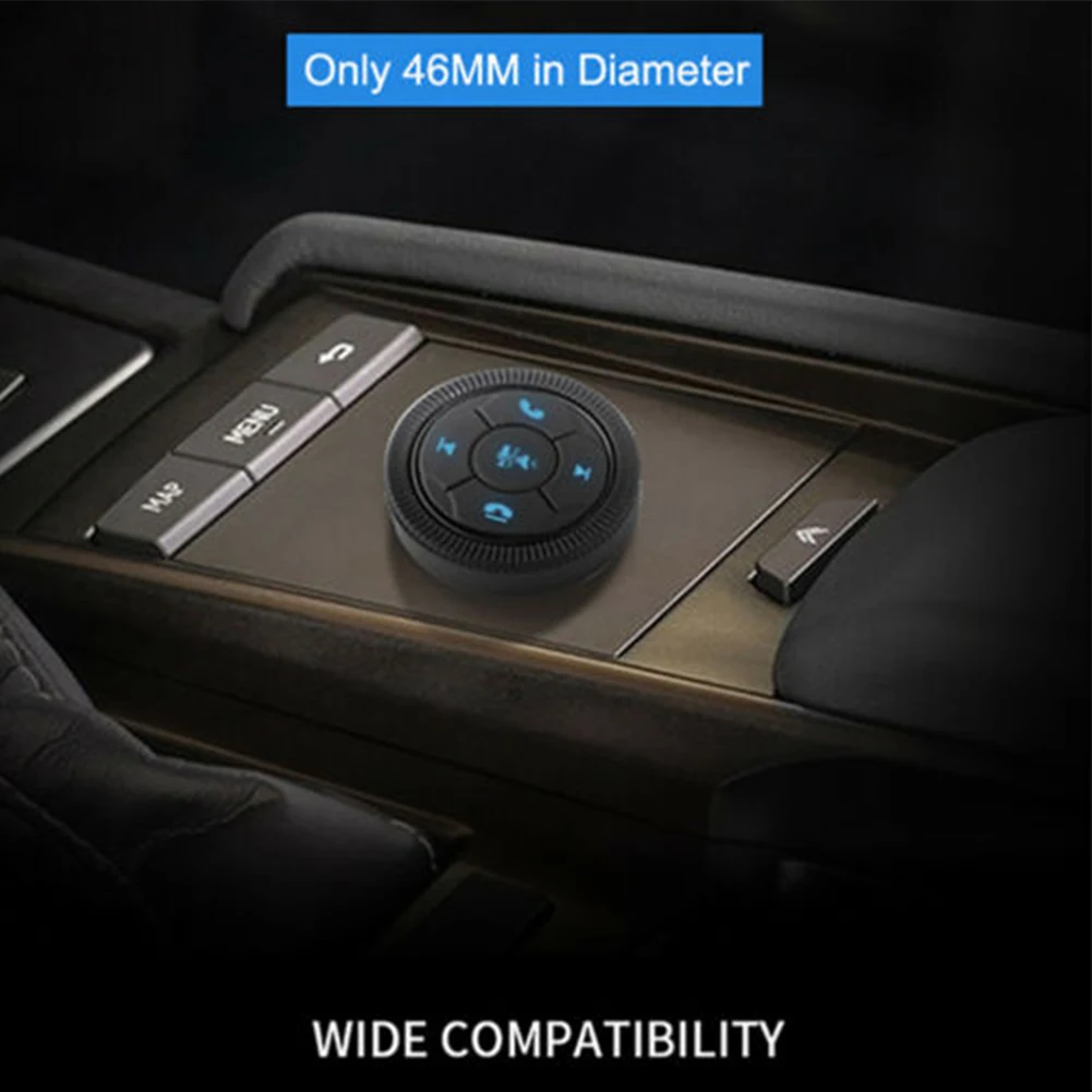 10 клавиш Беспроводная кнопка управления рулевым колесом автомобиля для автомобильного радио GPS DVD Кнопка дистанционного управления мультимедийным навигационным головным устройством Изображение 2