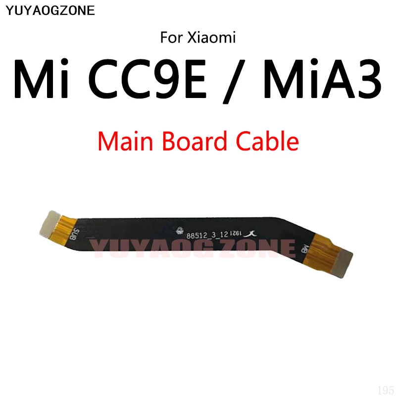 10 шт./лот для материнской платы Xiaomi Mi CC9E/Mi A3 ЖК-дисплей Соединительный кабель для основной платы Гибкий кабель Изображение 0