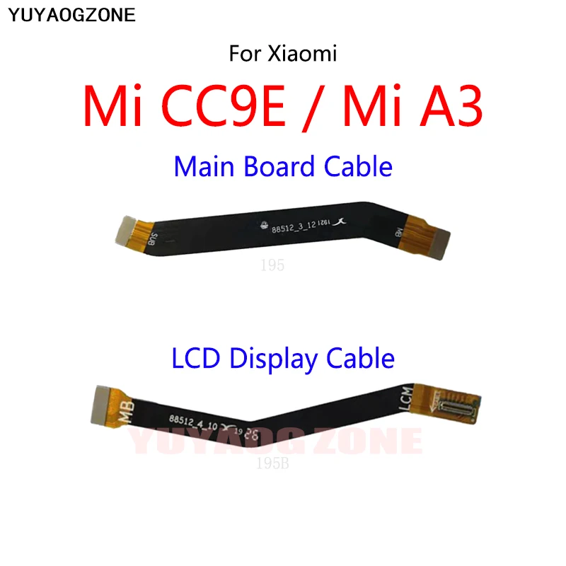 10 шт./лот для материнской платы Xiaomi Mi CC9E/Mi A3 ЖК-дисплей Соединительный кабель для основной платы Гибкий кабель Изображение 2