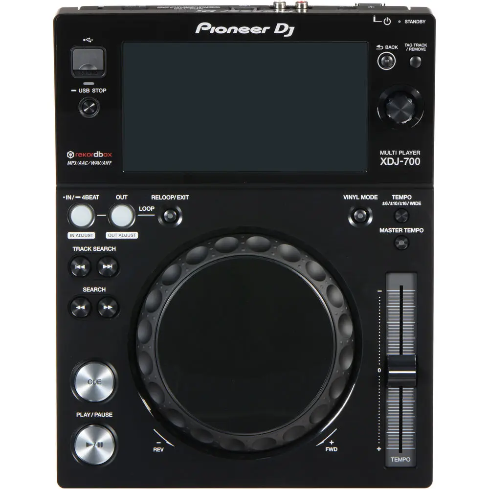 100% Аутентичный Pioneer DJ XDJ-700 - Компактная цифровая дека - Совместима с rekordbox Изображение 1