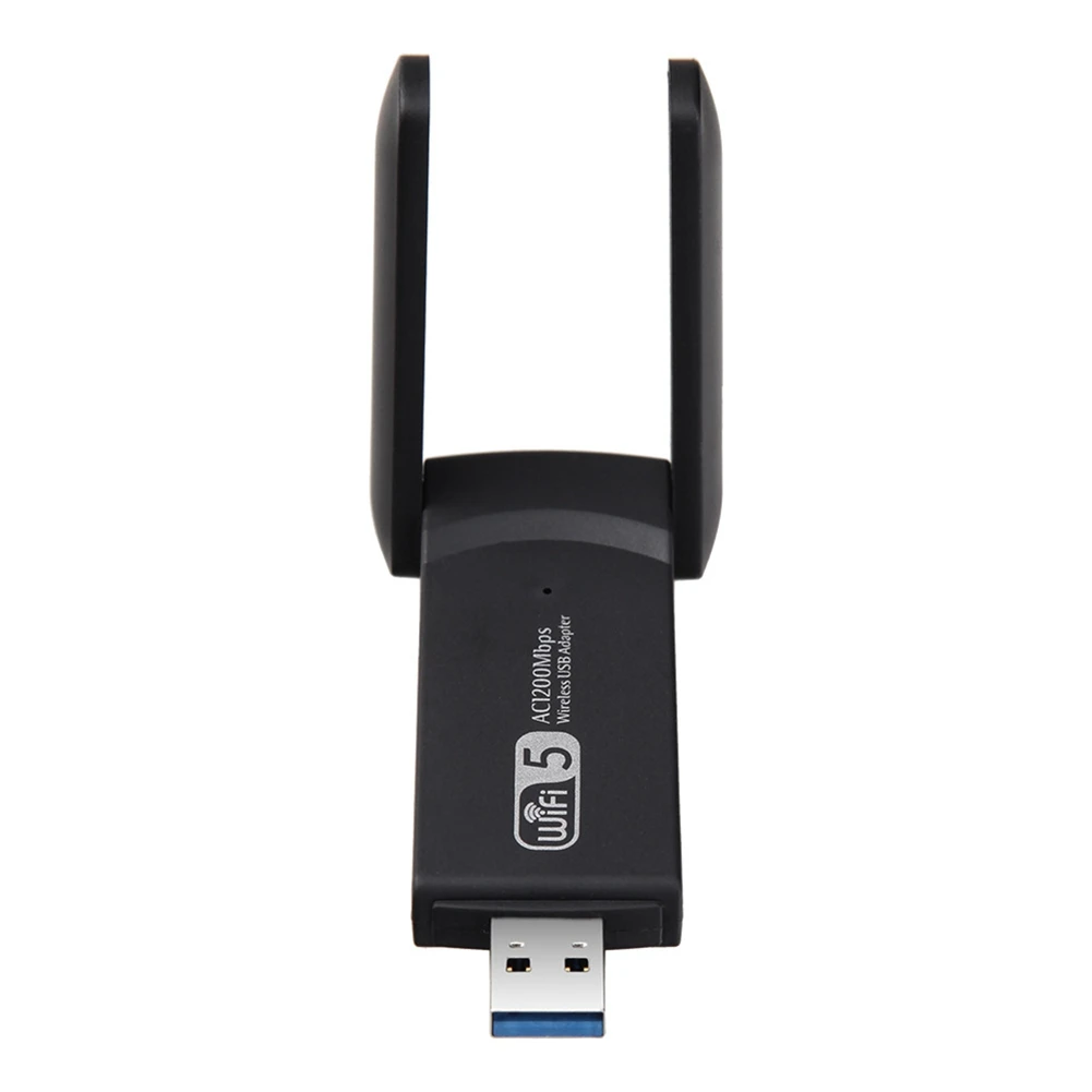 1200 Мбит/с WiFi5 USB-адаптер 5G/2,4 ГГц USB3.0 Wi-Fi Ключ Беспроводная Сетевая карта 802.11Ax Беспроводная Сетевая карта Изображение 2