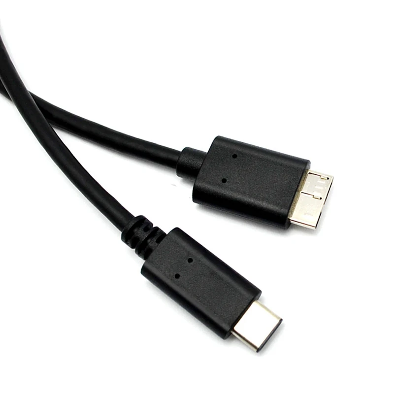 2 кабеля для жесткого диска, разъем USB 3.1 Type-C к разъему USB 3.0 Micro-B для передачи данных для планшетного телефона Изображение 3