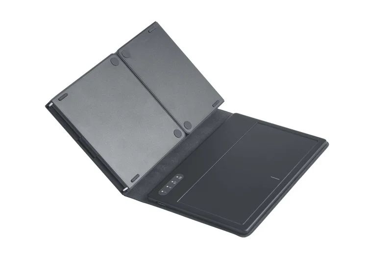 2023 Беспроводная Bluetooth-совместимая Клавиатура для Apple iPad Samsung Xiaomi Huawei Keyboard Touchpad Складная Портативная Teclado Изображение 4