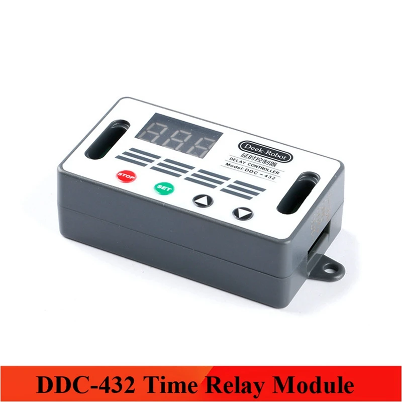 2X Deek-Robot DDC-432 с двойным MOS светодиодным цифровым контроллером задержки Реле задержки запуска цикла, переключатель задержки таймера Изображение 1