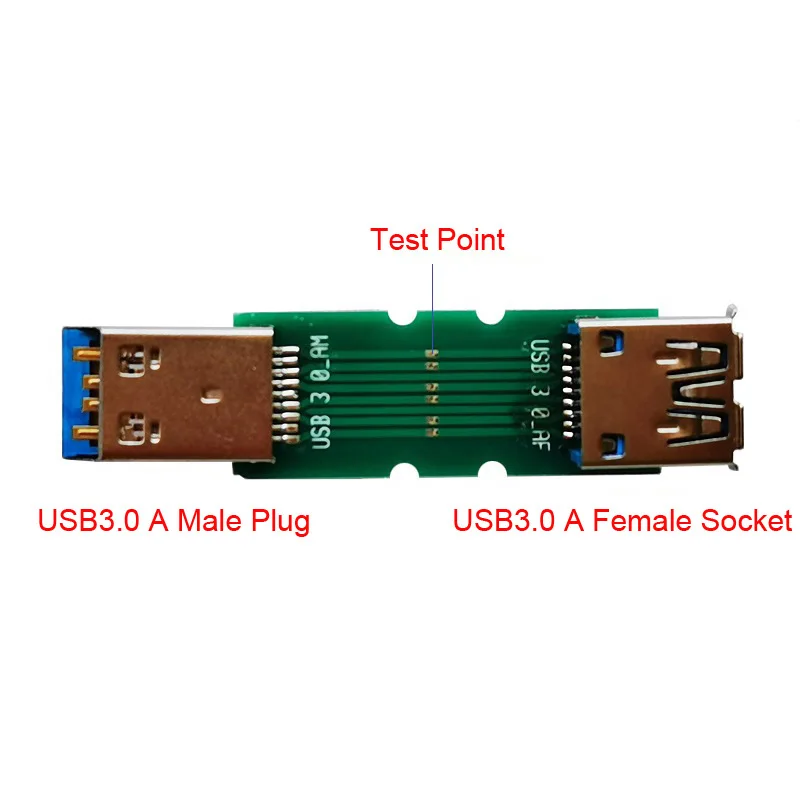 2шт Высокоскоростной Разъем USB3.0 Типа A С Синим Резиновым Сердечником От Мужчины К Женщине, Автоматическое Устройство Для Тестирования Подключения И Вытягивания Изображение 0
