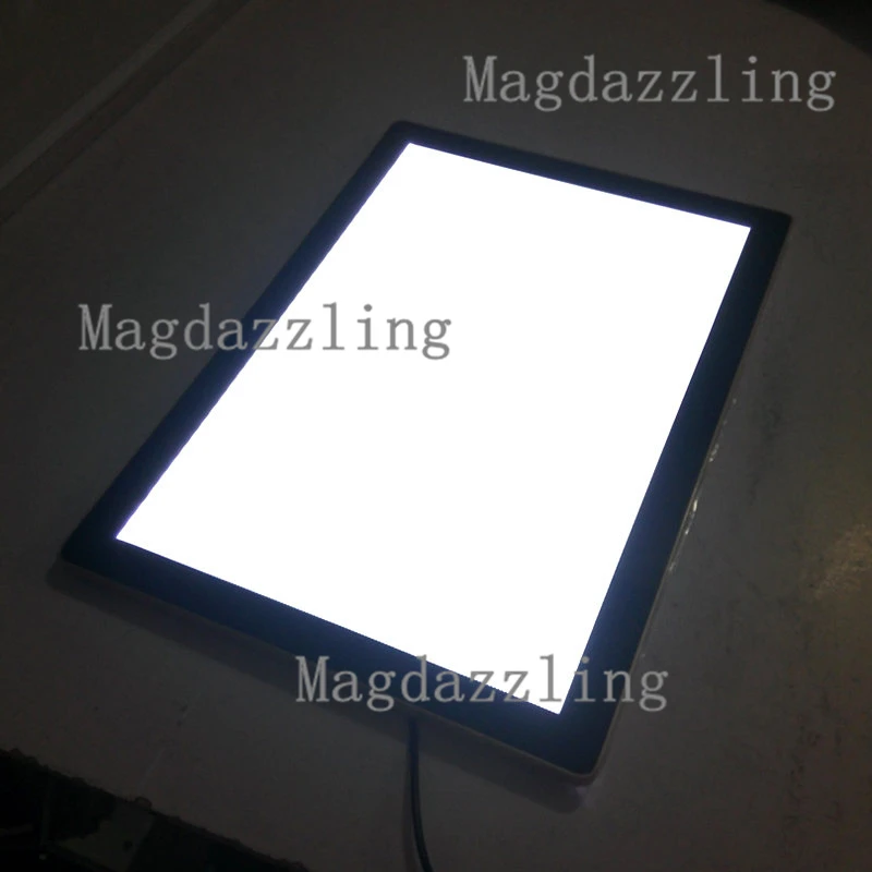 3 Блока A1 slimline магнитная алюминиевая рамка со светодиодной подсветкой световой коробки меню для магазина/кафе/ресторана Изображение 1