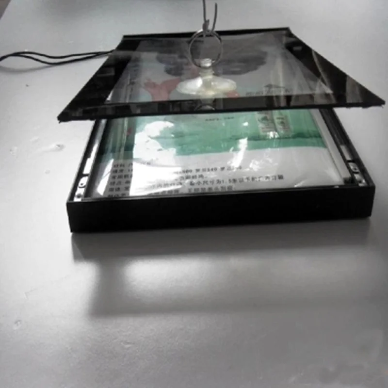 3 Блока A1 slimline магнитная алюминиевая рамка со светодиодной подсветкой световой коробки меню для магазина/кафе/ресторана Изображение 4
