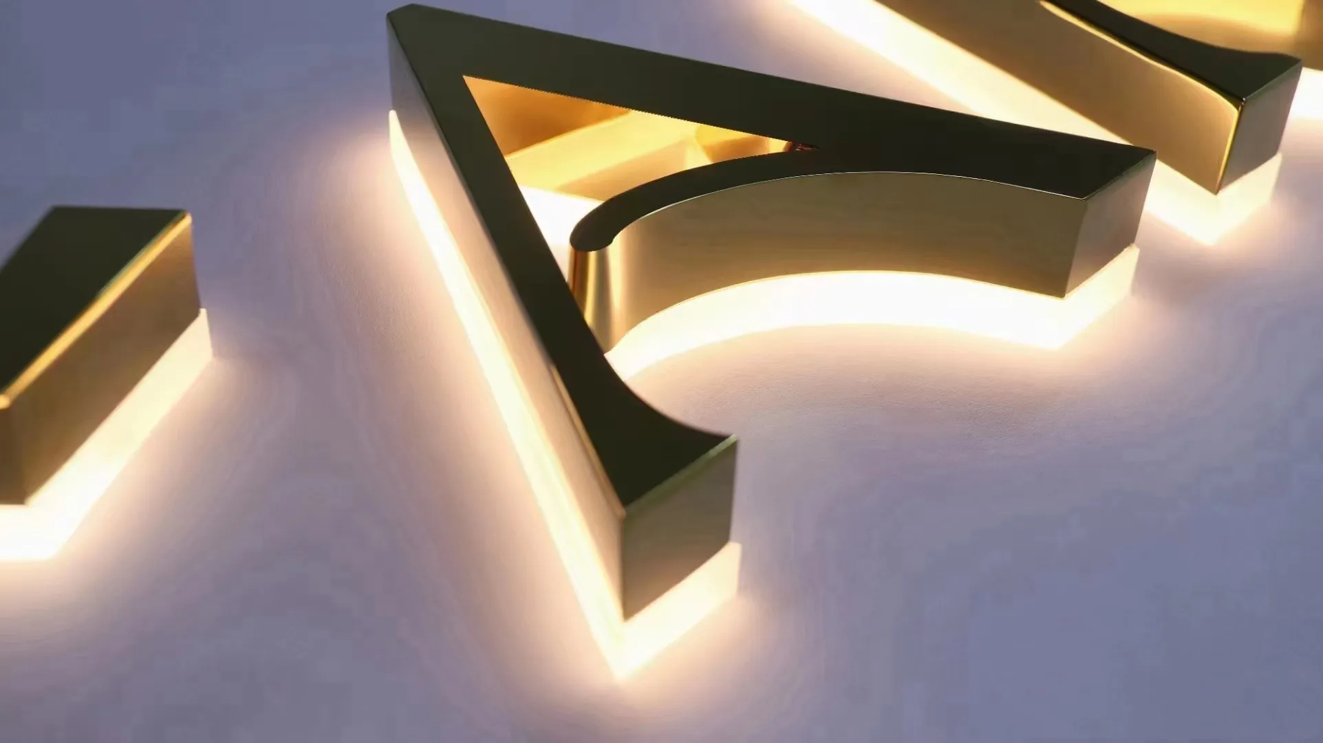 3D буквенный знак со светодиодным логотипом быстрая доставка акриловая вывеска магазина на заказ Изображение 1