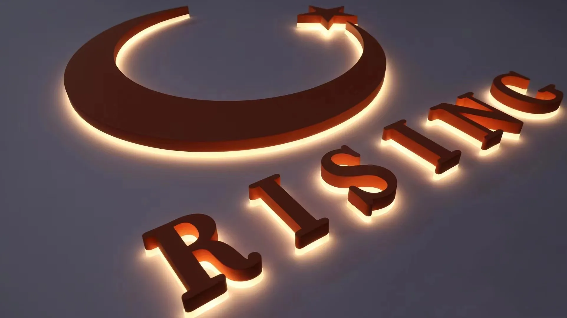 3D буквенный знак со светодиодным логотипом быстрая доставка акриловая вывеска магазина на заказ Изображение 3