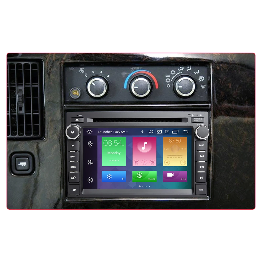 4 ГБ DSP 1Din GPS Радио Android 10 Автомобильный DVD-Плеер для GMC Sierra Yukon Denali Acadia Savana Chevrolet Express Traverse EquinoxCD Изображение 2