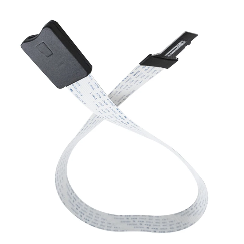 48 см Кабель-адаптер для удлинения TF-карты, устройство чтения карт памяти TF, кабель-удлинитель TF-карты к Micro-SD-карте, обновление автомобильного GPS Изображение 1
