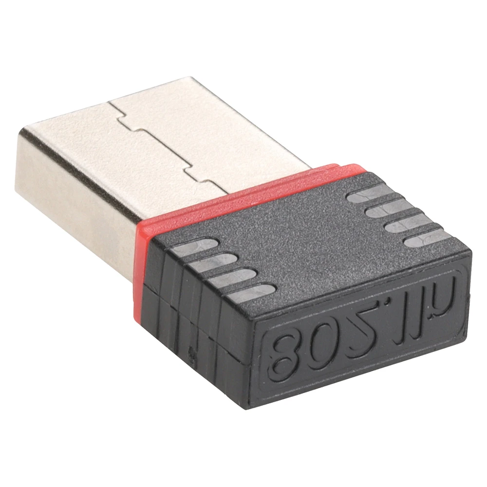 500шт Беспроводной адаптер USB 2.0 WiFi Мини 150 М Сетевая карта LAN 150 Мбит/с 802.11 ngb Wi-Fi Адаптеры Изображение 1