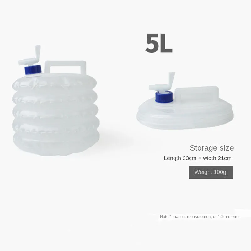 5Л-15Л Наружная Складная сумка для воды Кемпинг Складные Контейнеры для воды Питьевая Многофункциональная Телескопическая Бутылка для воды Изображение 4