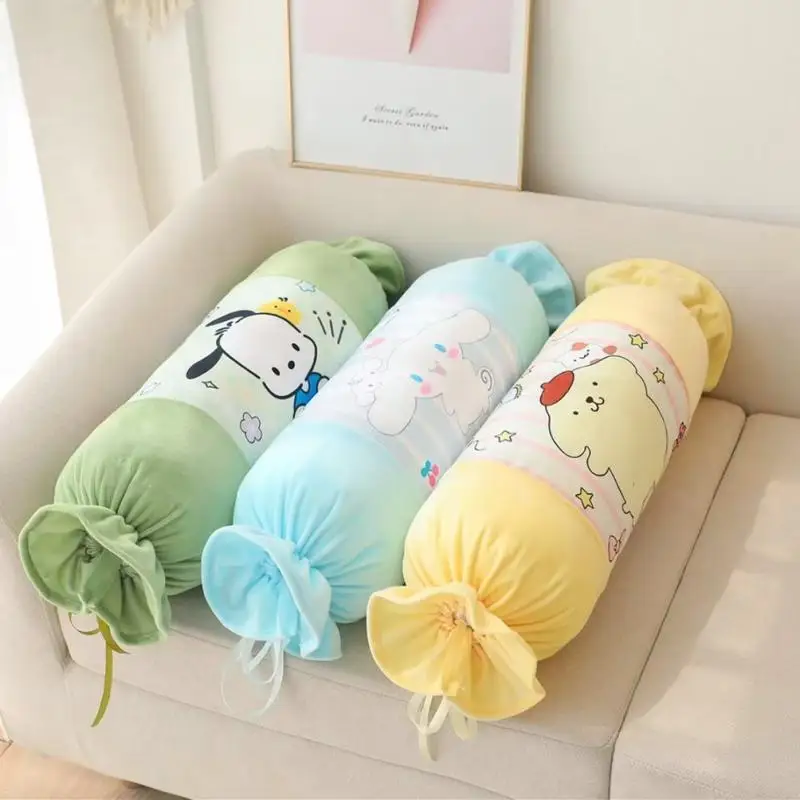 70 см Sanrio Плюшевые игрушки Kawaii Аниме Hello Kitty Melody Kuromi Cinnamoroll, Мягкая Съемная Плюшевая подушка, Детский подарок на День Рождения Изображение 1