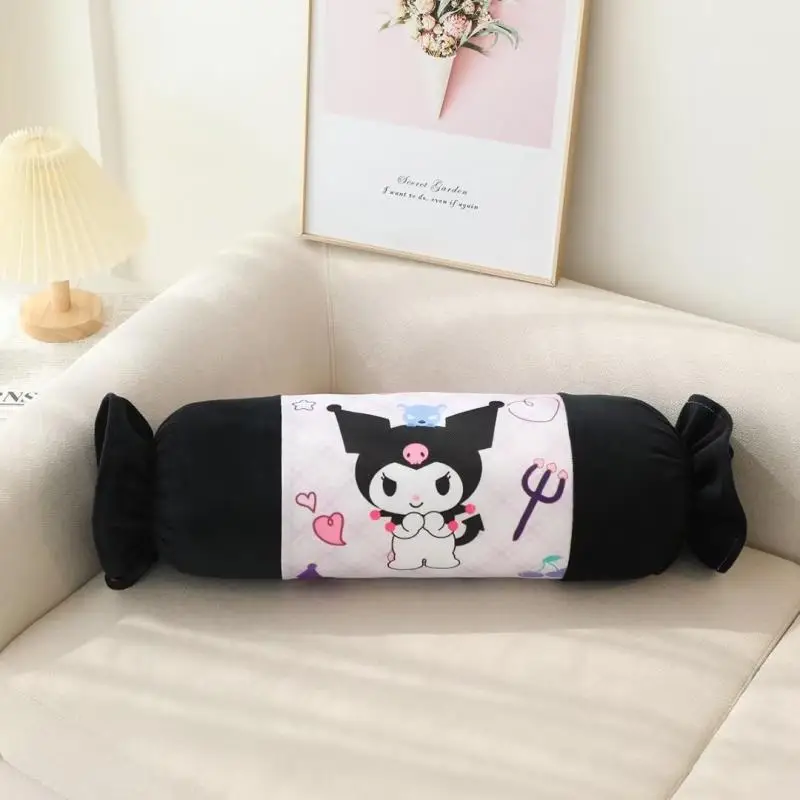 70 см Sanrio Плюшевые игрушки Kawaii Аниме Hello Kitty Melody Kuromi Cinnamoroll, Мягкая Съемная Плюшевая подушка, Детский подарок на День Рождения Изображение 2