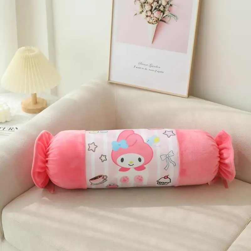 70 см Sanrio Плюшевые игрушки Kawaii Аниме Hello Kitty Melody Kuromi Cinnamoroll, Мягкая Съемная Плюшевая подушка, Детский подарок на День Рождения Изображение 3