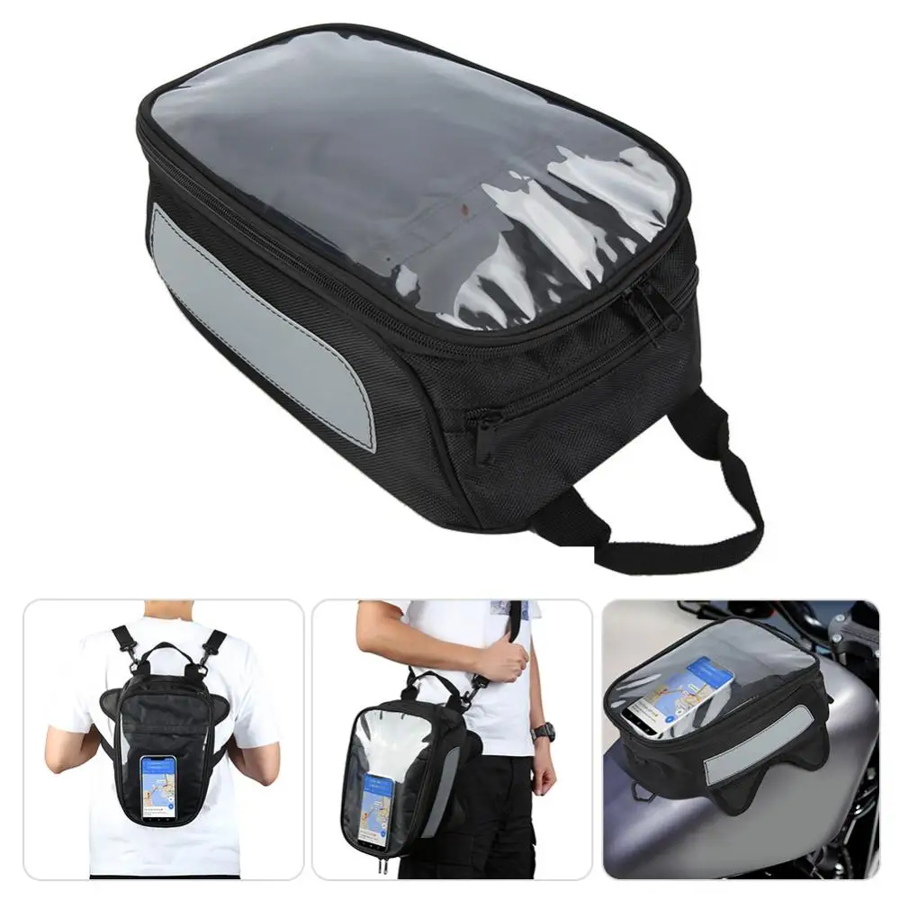 80% 2021 Лидер продаж, Водонепроницаемая Магнитная сумка для хранения масляного топливного бака мотоцикла, сумка для телефона, Рюкзак Изображение 3