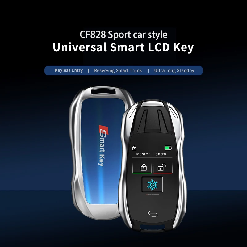 828 Универсальный модифицированный смарт-дистанционный ЖК-ключ для Bmw, Benz, Audi, Hyundai, Ford Изображение 0