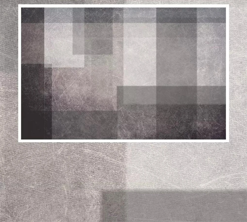 beibehang Индивидуальные большие обои 3d фреска скандинавский минимализм абстрактный геометрический квадратный фон для телевизора обои Изображение 4