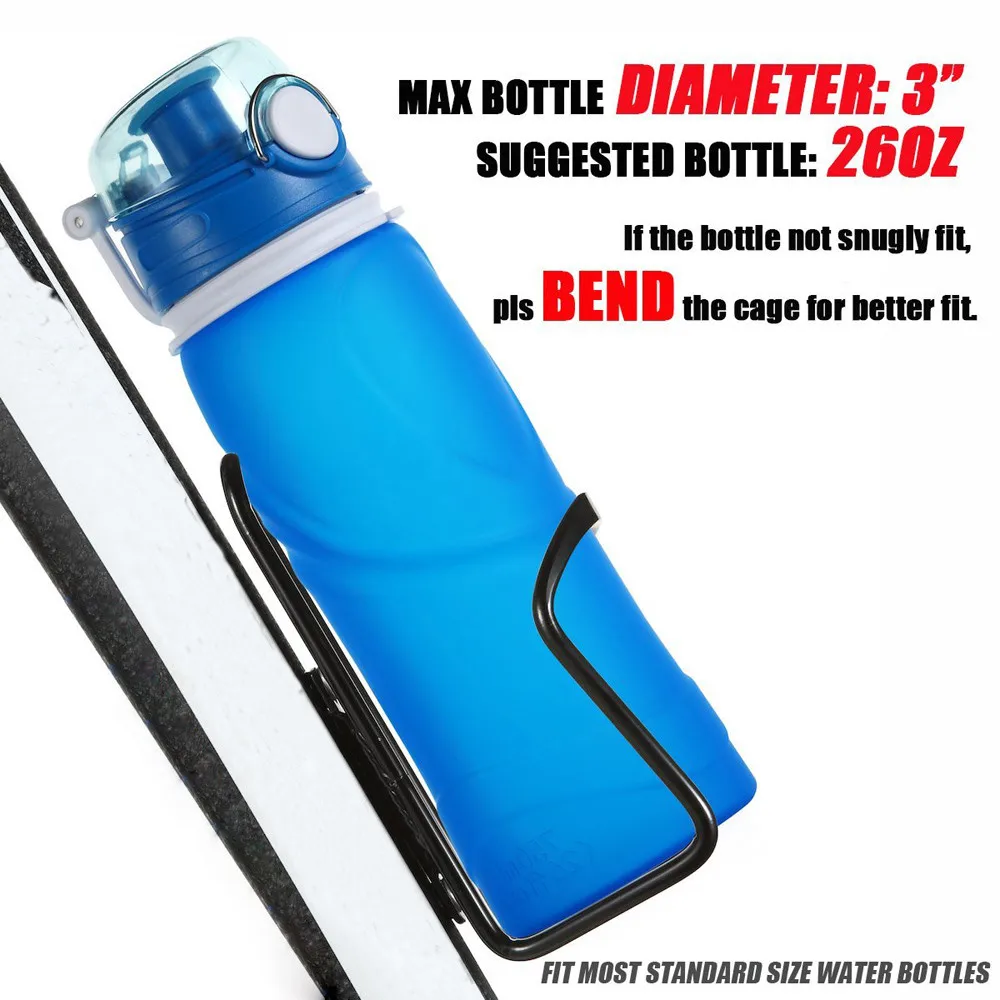 Bike Water Bottle Holder Bicycle Drink Container Cage Bracket 2 Pack New Porta Botellas Para Bicicleta Держатель Для Бутылки Изображение 0