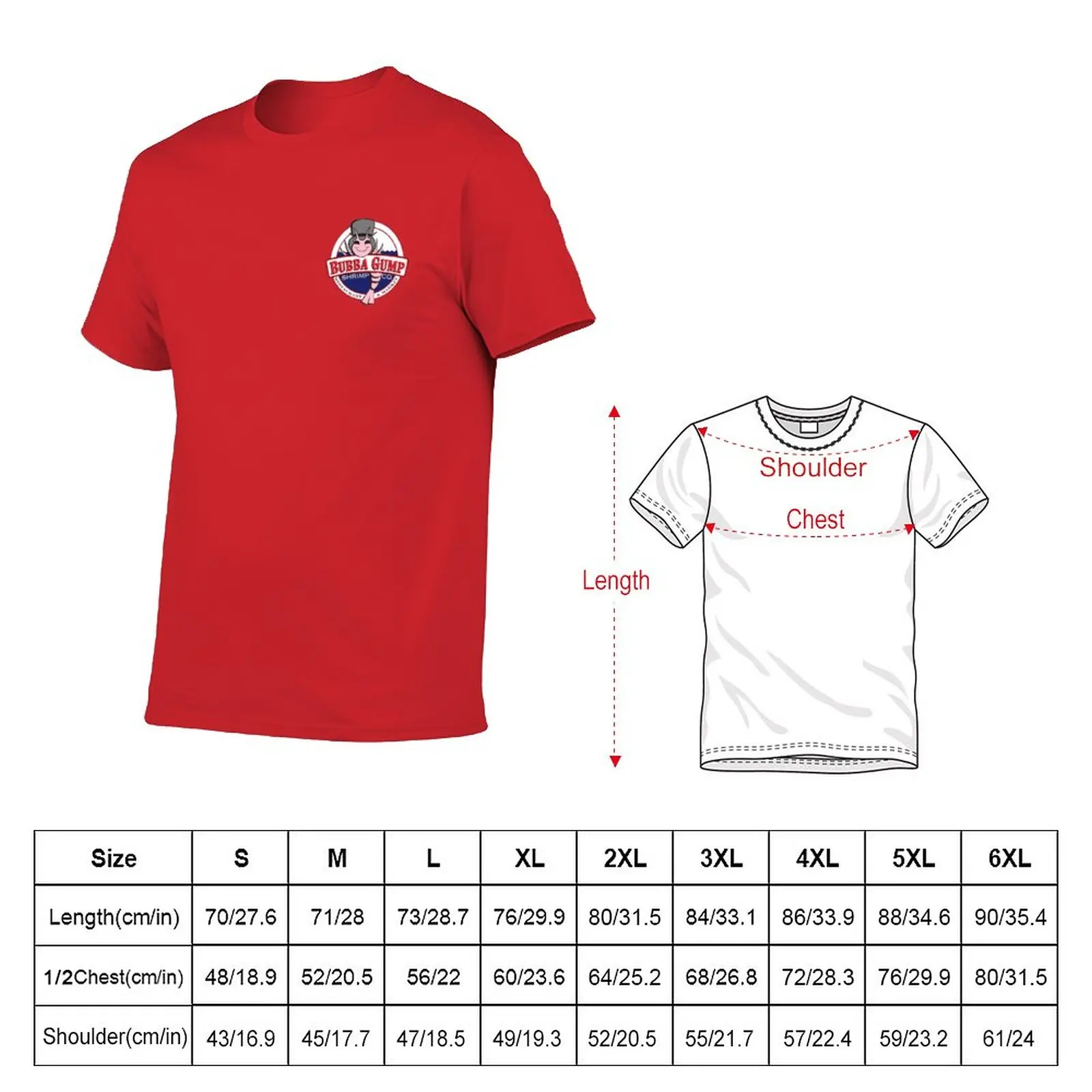 Bubba Gump Shrimp co. Футболка, быстросохнущая футболка, великолепная футболка, мужские забавные футболки Изображение 4