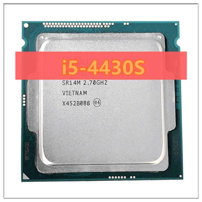 Core i5-4430S i5 4430S с частотой 2,7 ГГц Используется четырехъядерный процессор CPU 6M 65W LGA 1150 Изображение 0