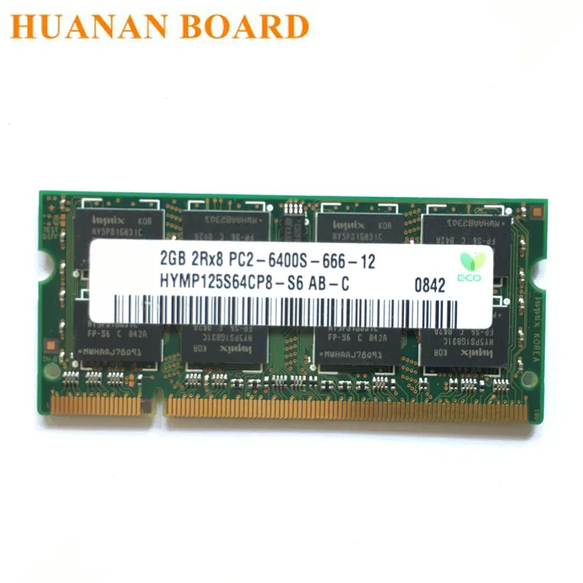 DDR2 2G 2GB 2Rx8 PC2-6400S Оперативная память ноутбука DDR2 2G 2GB 800MHz PC2 6400S Память ноутбука Hynix чипсет Изображение 0