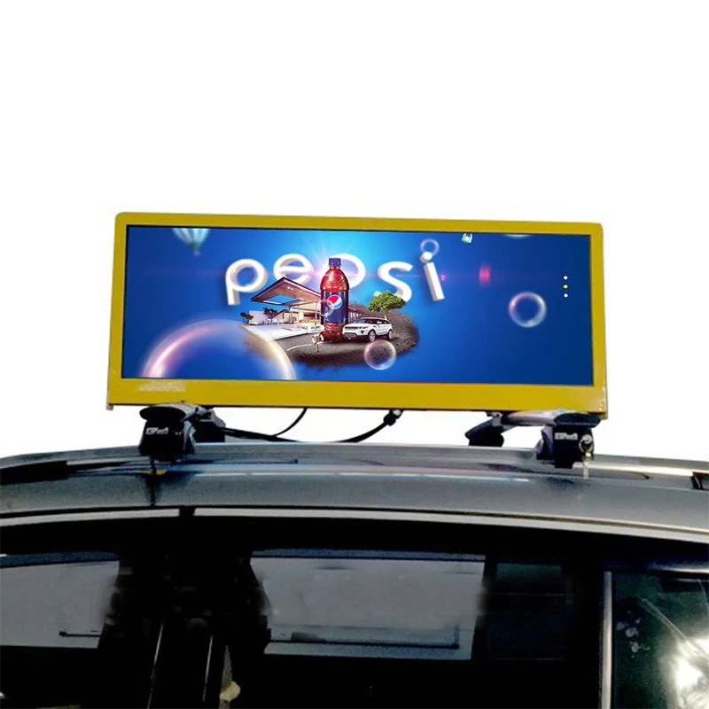 GPS 4G WiFi P3 P4 P2.5 Наружный экран такси, верхняя рекламная видеопанель автомобиля, светодиодный дисплей для грузовика Изображение 3