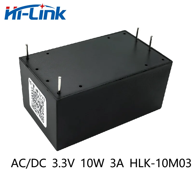 Hi-Link 3,3 В 10 Вт 3A Выход AC/ DC HLK-10M03 Низкое энергопотребление, высокая эффективность, высокая плотность мощности. Изображение 2
