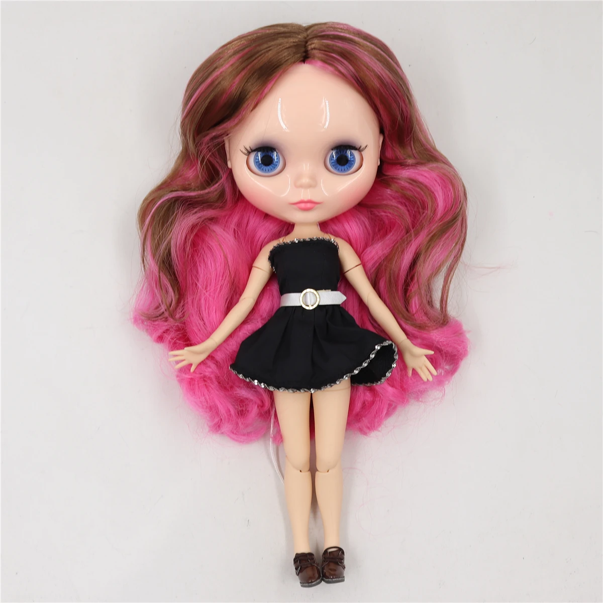 ICY DBS Blyth Doll 1/6 bjd, розовые и каштановые волосы, совместное тело 30 см, подарок для девочек, аниме-обнаженная кукла Изображение 5