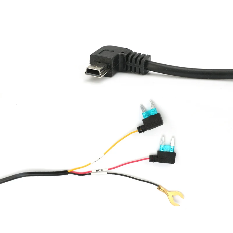 Jansite Hard Wire Kit Автомобильное зарядное устройство Mini USB, Инверторный преобразователь, адаптер для регистратора видеорегистратора, видеорегистратора, регистратора Изображение 5