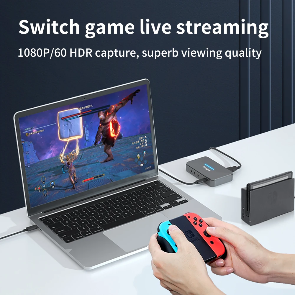 KingMa 1080p/4K 60 кадров в секунду Новый дизайн hdmi 4k Loop Out для ноутбуков Видеокарта для захвата прямой трансляции Изображение 4
