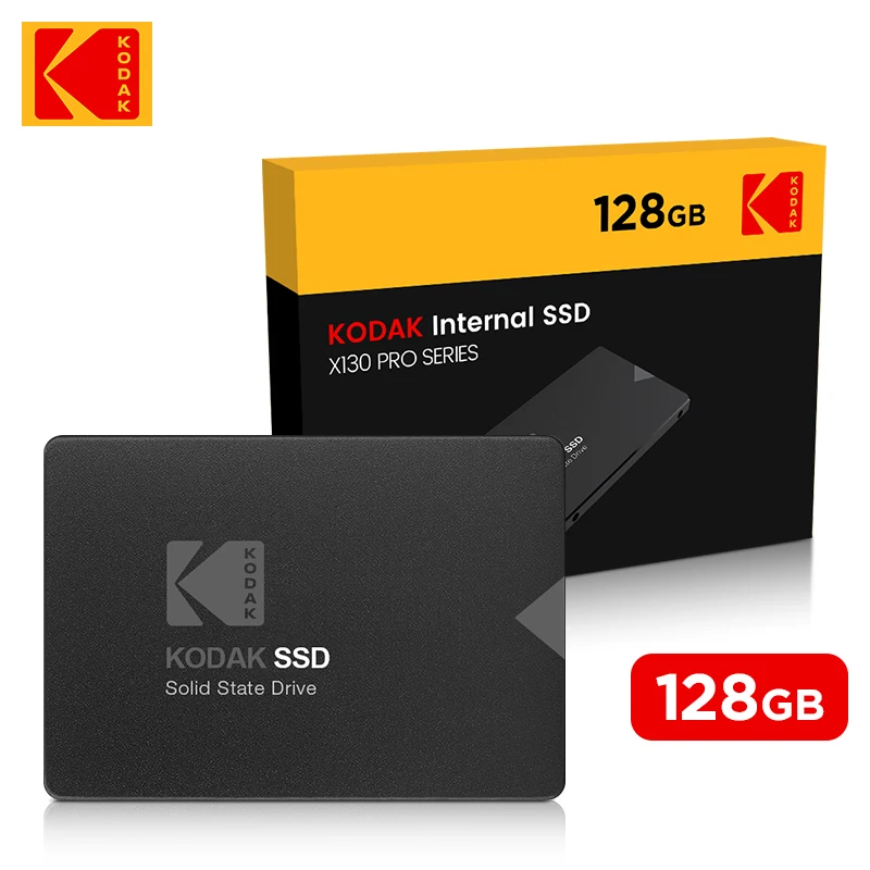 KODAK X130 PRO 128 ГБ SSD SATA III Внутренний Твердотельный Жесткий Диск для Ноутбука 550 МБ/с. Hdd 2,5 Внешний Жесткий Диск Бесплатная Доставка Изображение 0