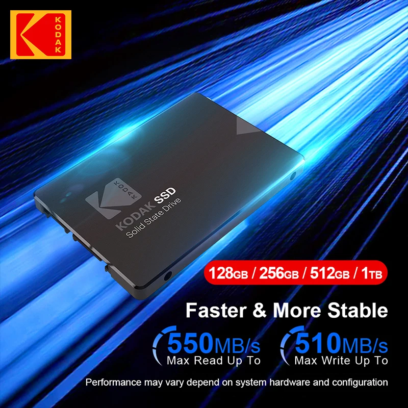 KODAK X130 PRO 128 ГБ SSD SATA III Внутренний Твердотельный Жесткий Диск для Ноутбука 550 МБ/с. Hdd 2,5 Внешний Жесткий Диск Бесплатная Доставка Изображение 1