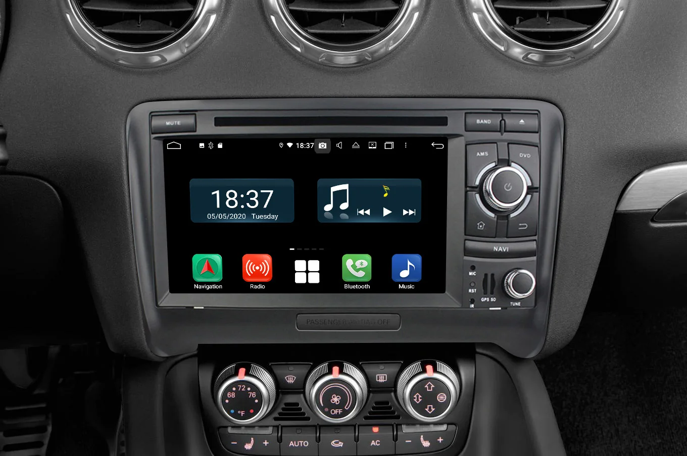 PX6 Android 10,0 128 Г Экран для Audi TT 2006 2007 2008 2009 2010 2011 2012 2013 GPS Навигация Авто Аудио Стерео Головное Устройство DSP Изображение 2