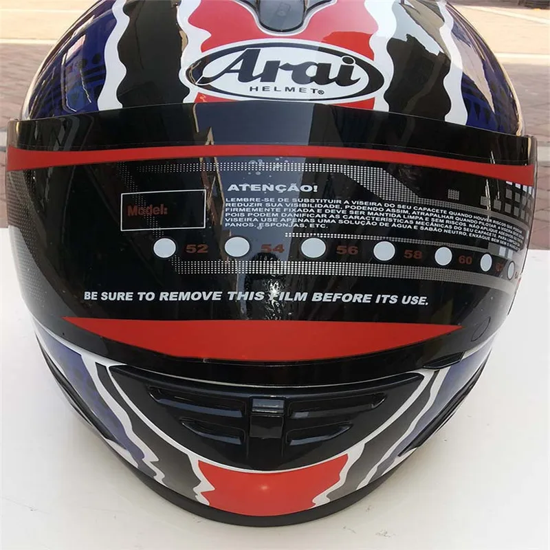 Rx7 - лучший в Японии мотоциклетный шлем Rr5 Pedro, гоночный шлем с полным лицом, вместительный Мотоцикл, capacete, мото шлем Изображение 1