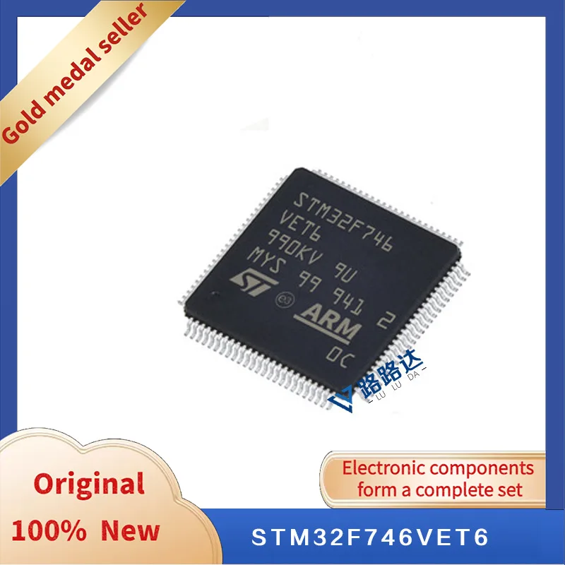 STM32F746VET6 LQFP-100 Новый оригинальный запас интегральных микросхем Изображение 0