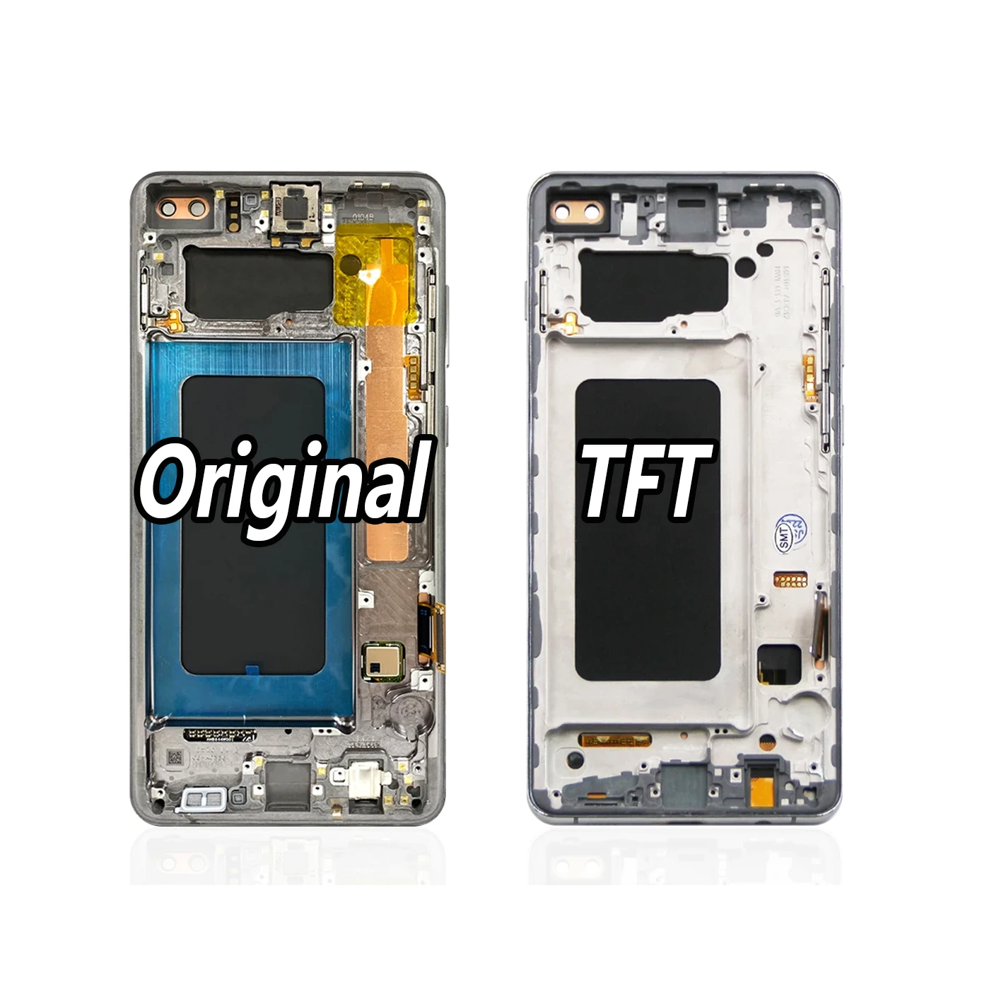 tft S10 + с рамкой Экран Для Samsung Galaxy S10 PLUS SM-G9750 G975F ЖК-дисплей С Сенсорным Экраном Digitizer Запчасти Для Ремонта С Рамкой Изображение 2