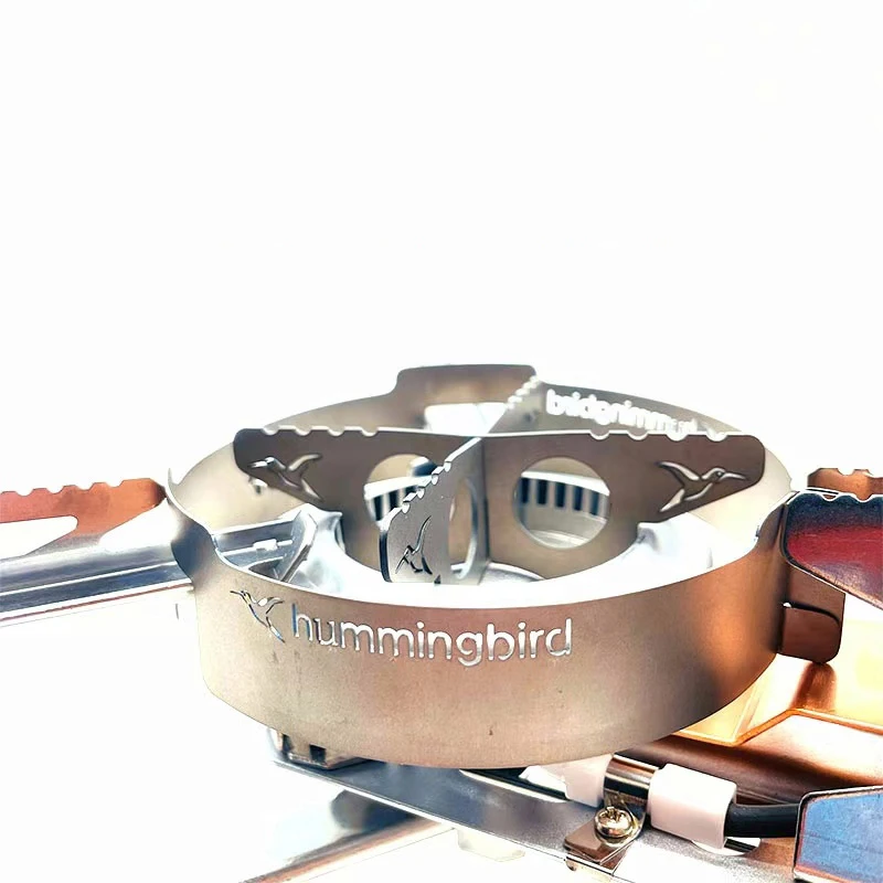 TWTOPSE Титановое Ветрозащитное кольцо С кронштейном для аксессуаров для кассетной плиты Snowpeak GS600 Кольцо для пикника на открытом воздухе в походе Изображение 4