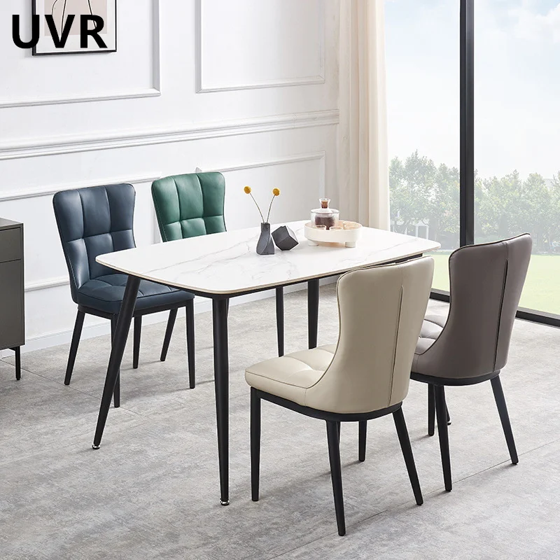 UVR Новые Обеденные стулья 4 комплекта домашних стульев с мягкой спинкой, которые при длительном сидении не разваливаются, Удобные ресторанные стулья Изображение 1