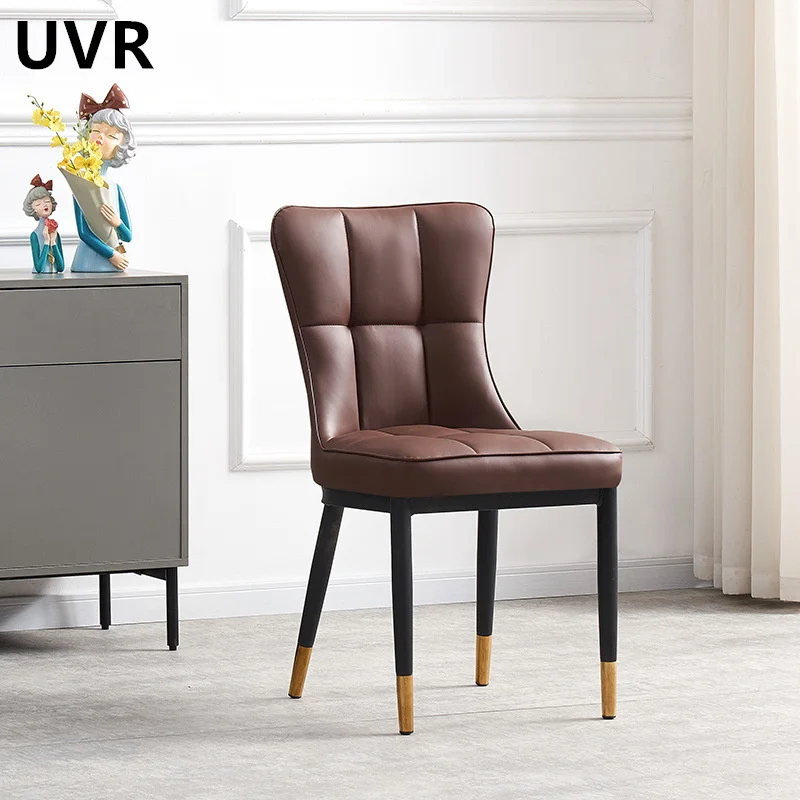 UVR Новые Обеденные стулья 4 комплекта домашних стульев с мягкой спинкой, которые при длительном сидении не разваливаются, Удобные ресторанные стулья Изображение 5