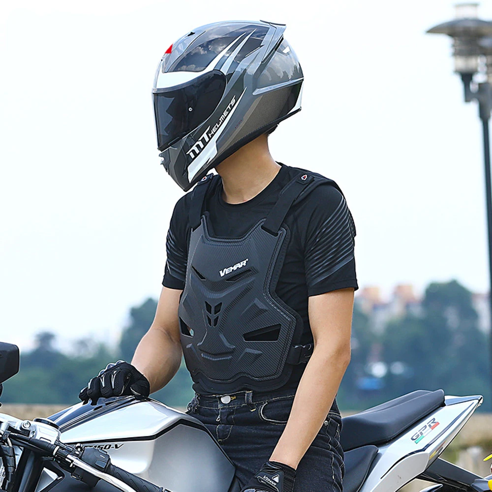 VEMAR Новейший Мотоциклетный Бронежилет Грудь Спина Защита Взрослых Мотокросс Лыжи Скейтборд Защитная Куртка Moto Wear Gear Protective Изображение 5