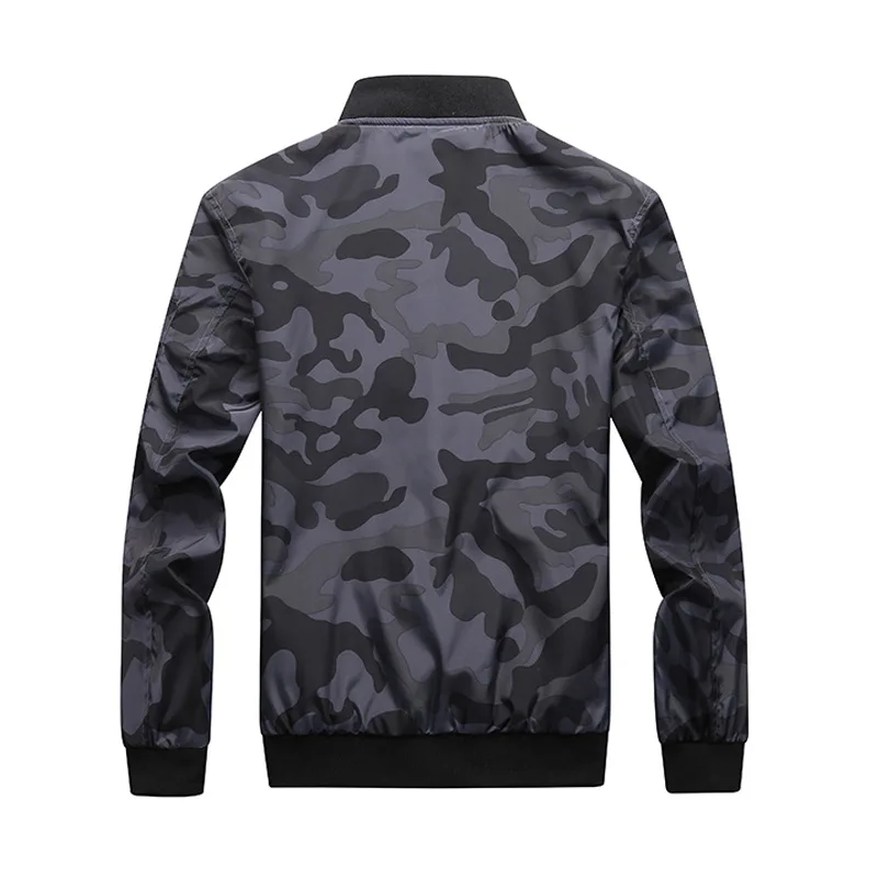 VIP Мужская весенняя куртка-бомбер, мужское осеннее камуфляжное пальто, мужская военная ветровка Изображение 1
