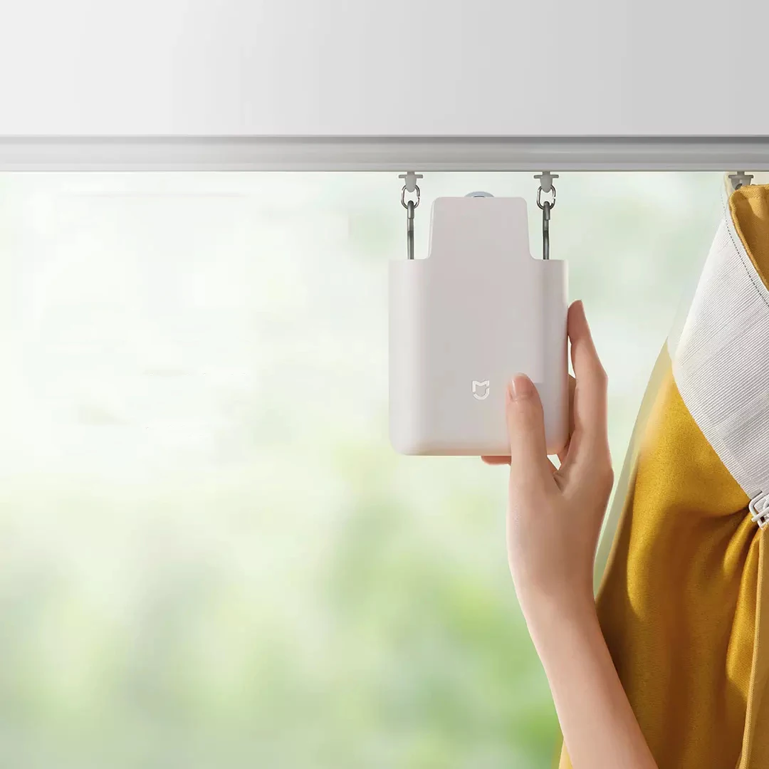 Xiaomi Mijia Curtain Companion Motor Switchbot Беспроводной автоматический открыватель штор Mi Home APP Пульт дистанционного управления Bluetooth Mesh Hub Изображение 4