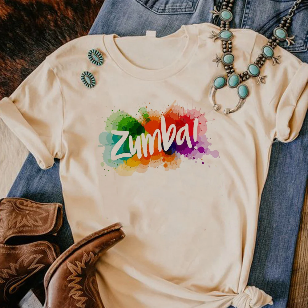 Zumba Wear Tee women harajuku забавный топ для девочек уличная одежда 2000-х графическая одежда Изображение 1