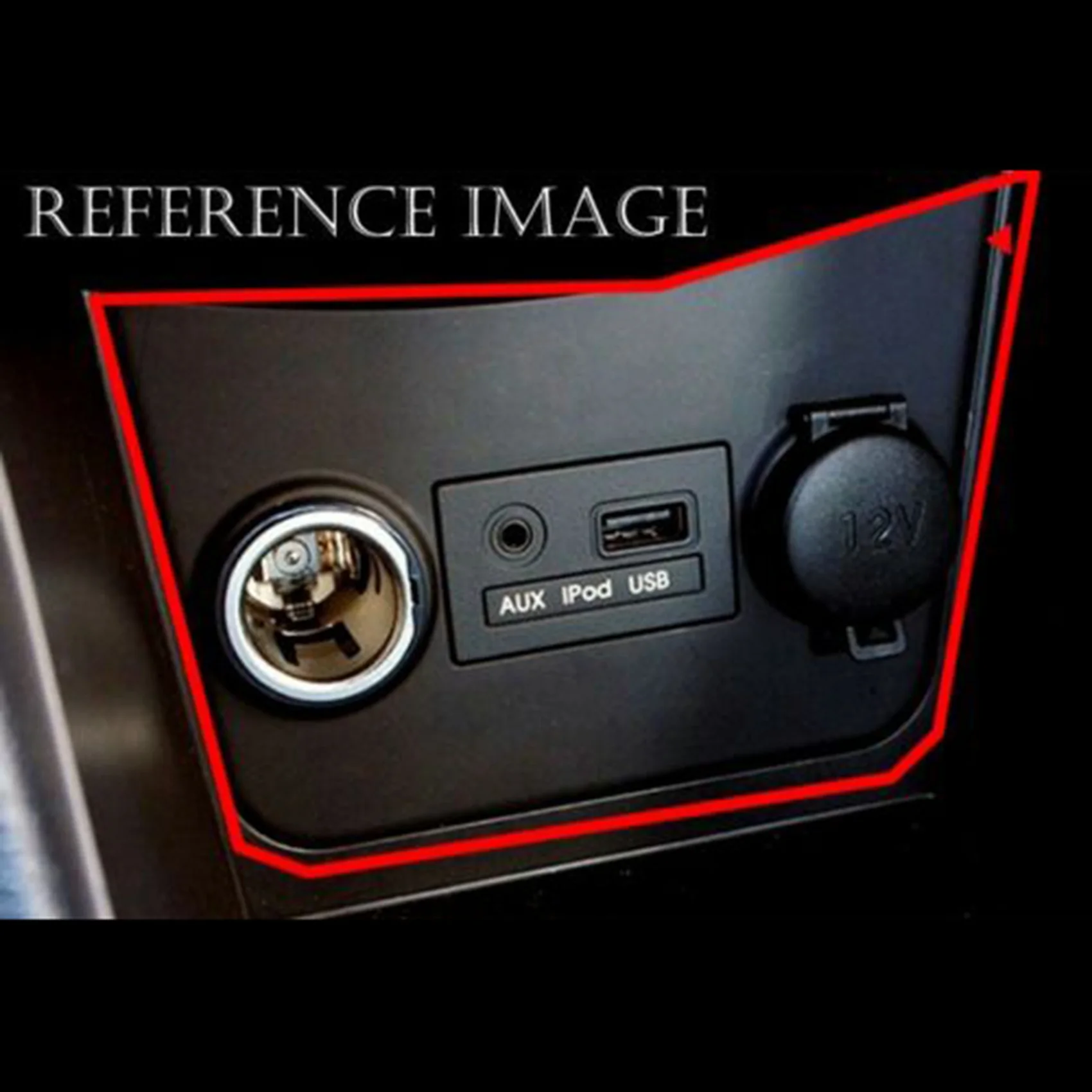 Автозапчасти AUX USB Jack в сборе Крышка консоли для Hyundai Accent Solaris 2011 2012 2013 Изображение 4