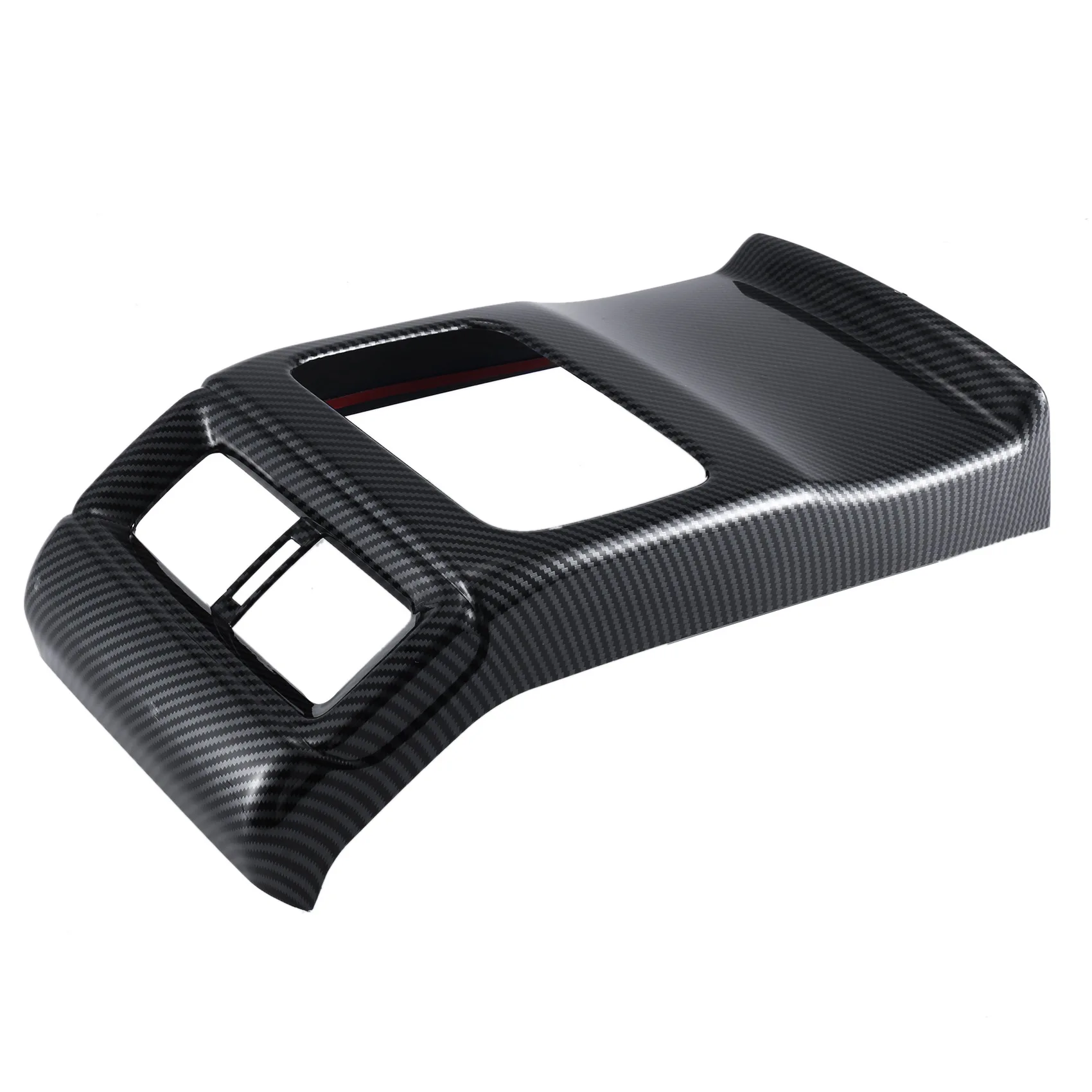 Автомобильная Карбоновая рама для заднего вентиляционного отверстия кондиционера с защитой от ударов, накладка на панель для Honda CR-V CRV 2022 2023 Изображение 0